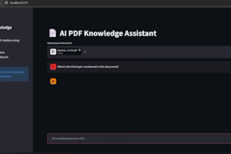build ai assistant for answering questions from company pdfs