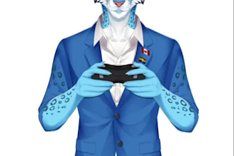 design and draw your furry vtuber model art