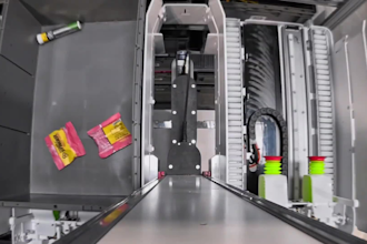 create 3d industrial animation, factory warehouse and robotic automation video