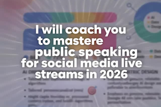 coach you to master public speaking for social media live streams in 2026