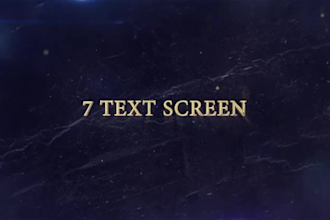 create a cinematic video and teaser to promote book