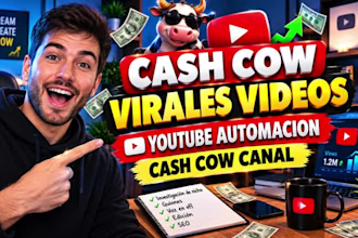 crea un increible canal cash cow, videos cash cow virales