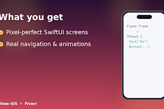 convert your figma design into a working swiftui prototype