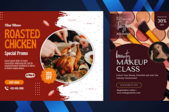 design amazing  poster, facebook, instagram post carousel design