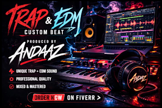 create a custom instrumental song or beat in fl studio
