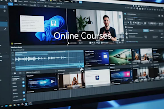 do video editing for online course elearning training videos