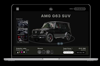 build interactive 3d website, product configurator, 3d configurator, 3d product