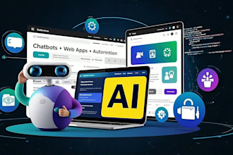 develop ai website, ai chatbot , ai web application