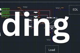 draw professional electrical sld panel layout in auto cad