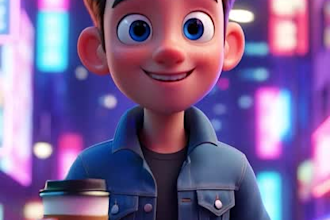 create stunning ai 3d animation and cinematic  videos