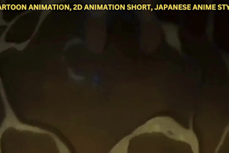 do 2d cartoon animation 2d anime animation 2d music video intro animation