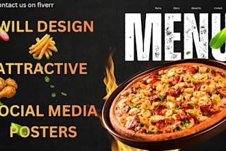 design attractive amazon and professional social media posts