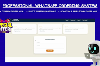 build a custom whatsapp ordering system