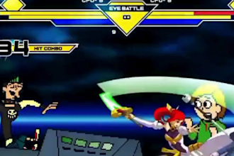 create and set up mugen street fighting game characters animations ready to play