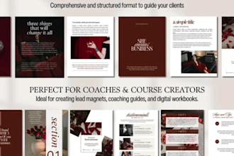 design canva workbook event booklet client welcome packet onboarding guidebook