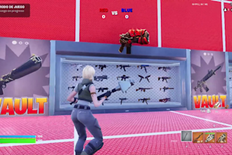 sell red vs blue fortnite map ready to publish, with verse
