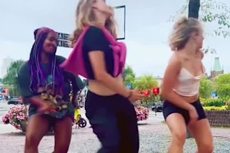 group dance shuffle dance tik tok dance to your song