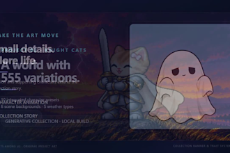 create a cohesive nft collection launch visual kit
