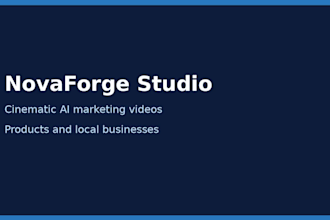 cinematic ai product video for ecommerce and local business