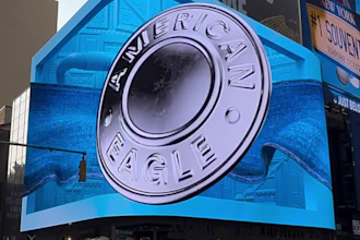 do 3d anamorphic billboard animation, commercial video ads for led screen