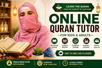 teach quran online with tajweed and noorani qaida