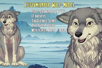 design and rig live2d anime vtuber avatar pet vtuber model with vbridger