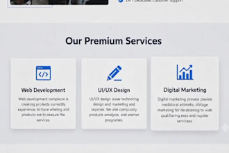 build professional responsive website for nexus pro agency