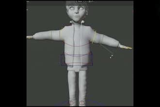 create professional 3d models and rig the characters