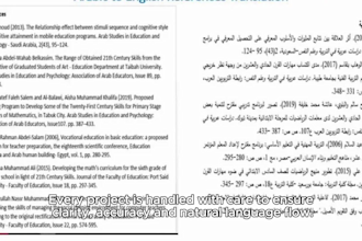 manually translate arabic to english and english to arabic