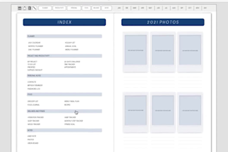 help design a custom digital planner or templates