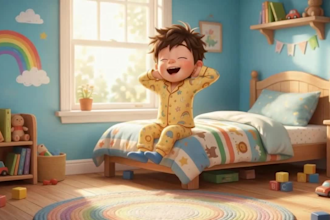 create a beautiful pixar style animated kids song