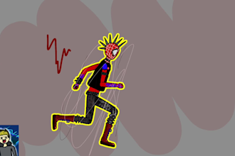 do a 2d animated GIF