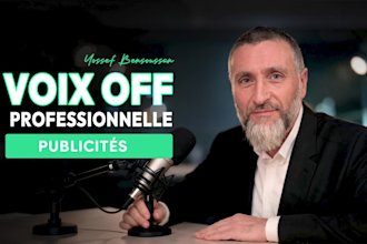 record a deep french voice over for your project