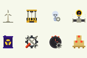 design custom modern lottie json animations icons