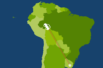 create a custom map animation
