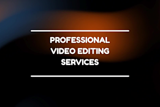 professionally edit cinematic videos with smooth transitions