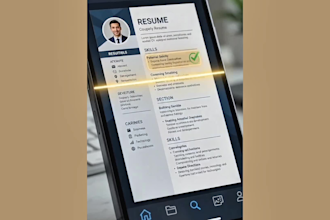 design a professional ats friendly resume CV and cover letter