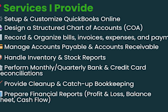 be your quickbooks online bookkeeping and accounting expert