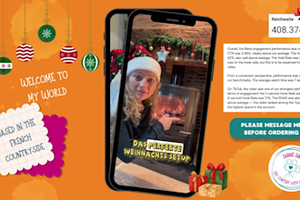 create german ugc videos for black friday and christmas