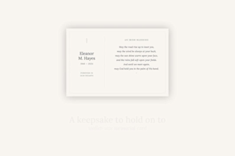 design an elegant funeral program, obituary booklet or memorial keepsake
