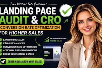 do landing page audit cro audit and conversion rate optimization for higher sale