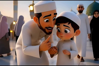 quran video, 3d pixar ai animation, quran animation, islamic animated video