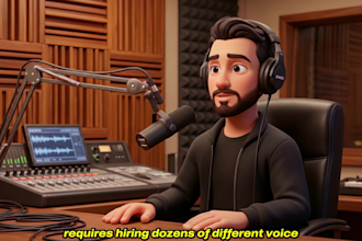 do realistic voice cloning in any language for your script