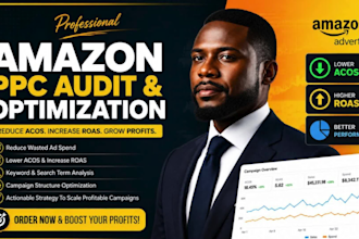do amazon PPC audit and optimization, optimize amazon campaigns to reduce acos