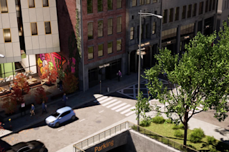 do something good about 3d rendering and 3d building