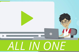 create video or 2d animation, animated explainer video