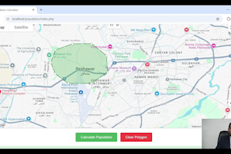 build a population calculator with landscan data