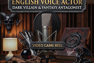 create cinematic character voices for games and animation