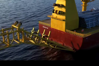 create 3d industrial animation, offshore subsea oil gas pipeline or rov engineer