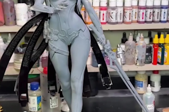 3d print and paint action miniature tabletop custom 3d printed figures aos dnd